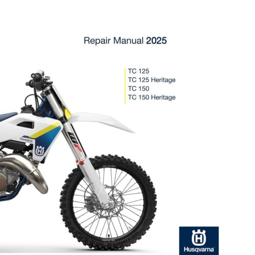 Husqvarna TC 125 TC 150 - Heritage Workshop Service manual 2025