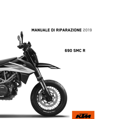 KTM 690 SMC R Manuale di riparazione 2019 PDF
