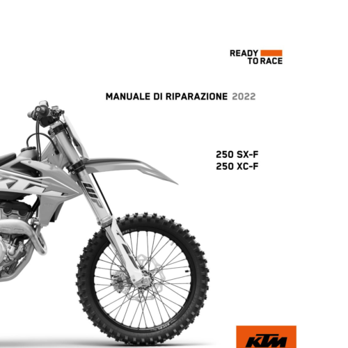 KTM 250 SX-F 250 XC-F Manuale di riparazione 2022 PDF