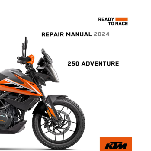 KTM 250 Adventure Repair manual 2024 (PDF)