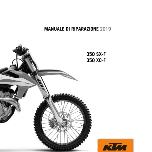 KTM 350 SX-F 350 XC-F Manuale di riparazione 2019 PDF