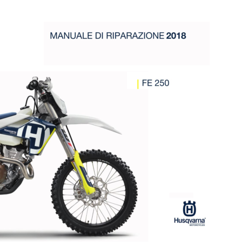 Husqvarna FE 250 Manuale di riparazione 2018 PDF