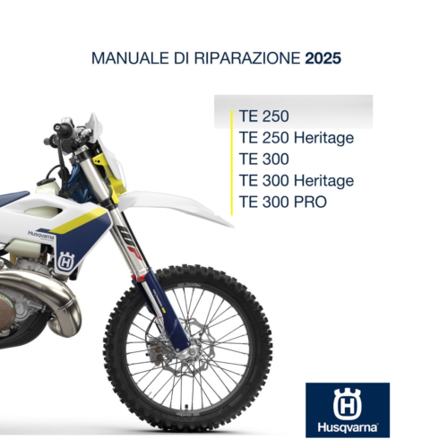 Husqvarna TE 250 TE 300 - Heritage Manuale di riparazione 2025 (PDF)