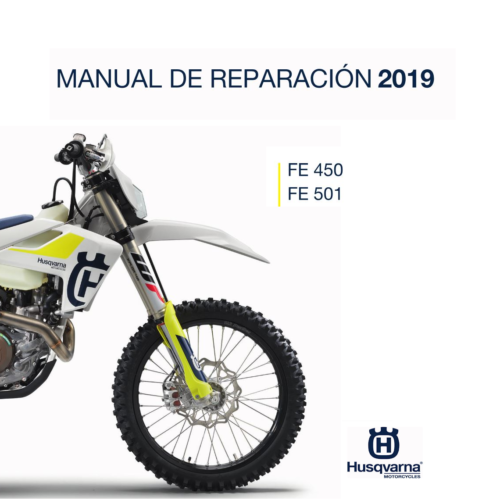 Husqvarna FE 450 FE 501 Manual de reparación 2019 PDF