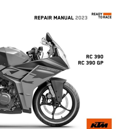KTM RC 390 GP Workshop Repair Manual 2023 (PDF)
