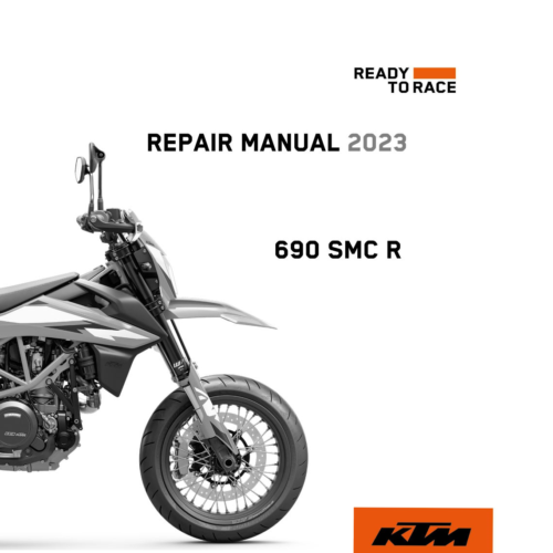 KTM 690 SMC R (EU) Service Repair manual 2023 (PDF)