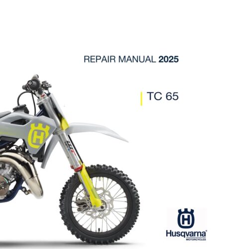 Husqvarna TC 65 Workshop Service Manual 2025 (PDF)