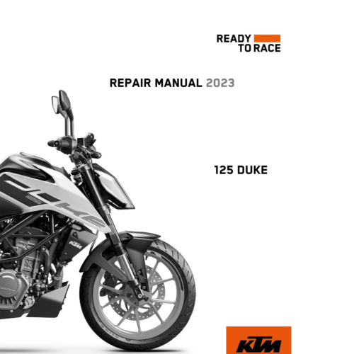 KTM 125 Duke Repair manual (2023) PDF