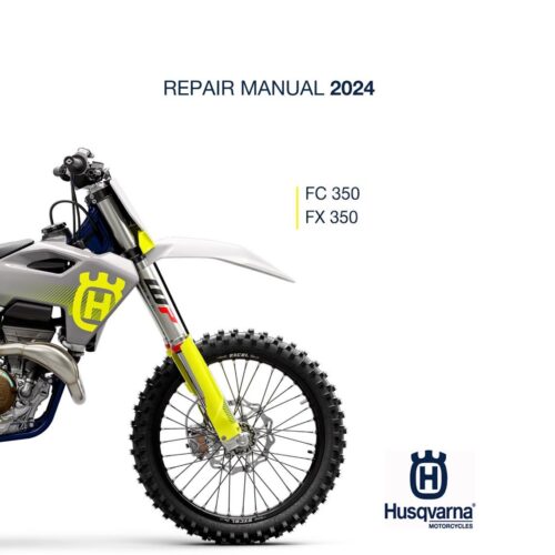 Husqvarna FC 350 FX 350 Repair manual 2024 (PDF)