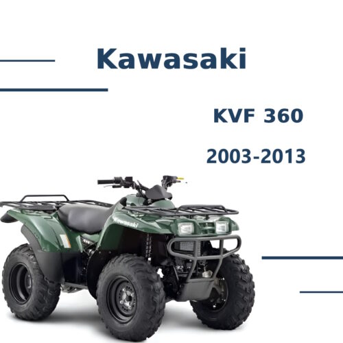 Kawasaki KVF 360 Prairie 360 workshop service manual 2003-2013 PDF