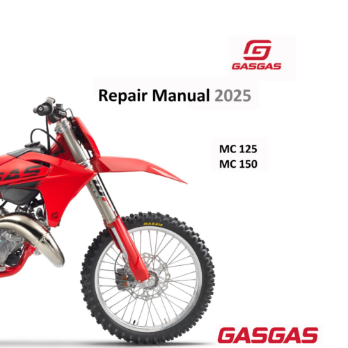 2025 GasGas MC 150 MC 125 Workshop Service manual