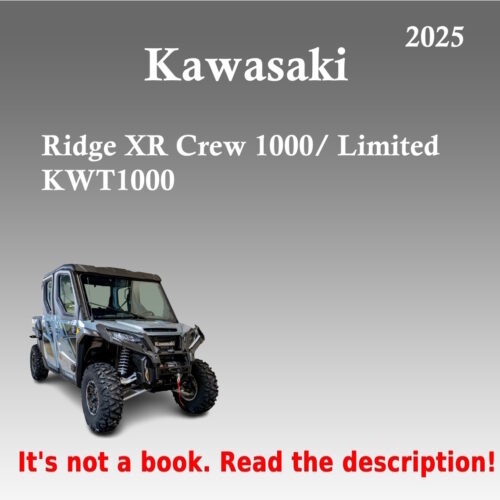 2025 Workshop Service Manual Kawasaki Ridge XR Crew Limited 1000 (PDF)