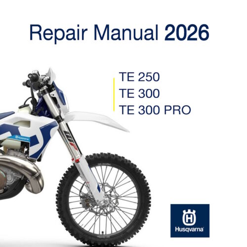 2026 Husqvarna TE 250 Repair Manual PDF with wiring diagrams
