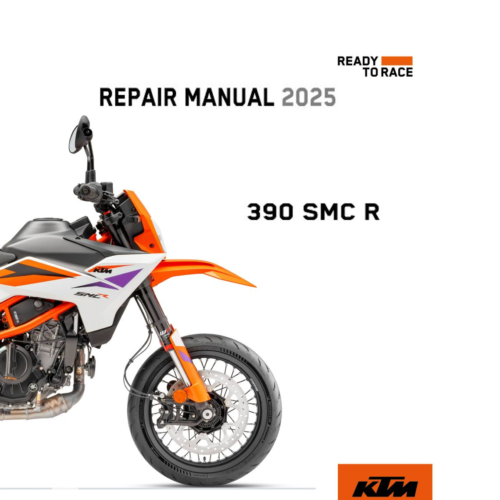 2025 KTM 390 SMC R Service manual