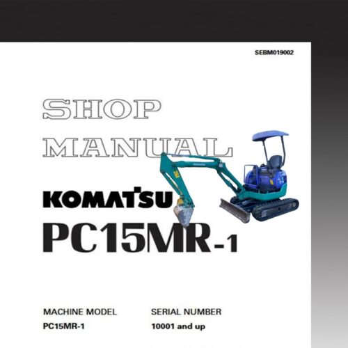 Workshop Service Manual Komatsu PC15MR-1
