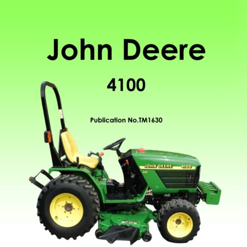 Workshop Manual John Deere 4100