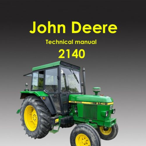 Technical manual John Deere 2140