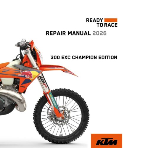 2026 KTM 300 EXC Champion Repair manual