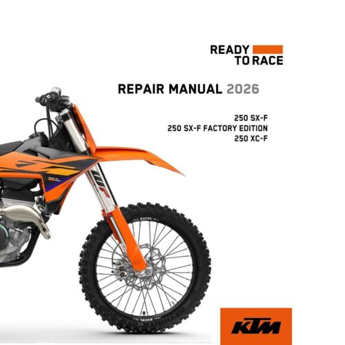 2026 Workshop Manual KTM 250 SX-F Factory