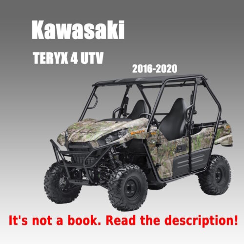 Kawasaki TERYX 4 Workshop Service Manual (2016-2020)