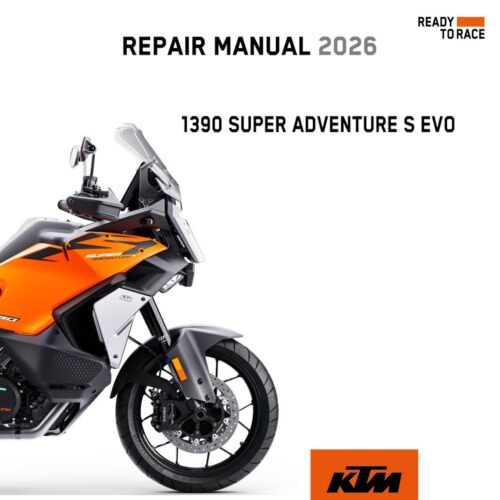 2026 KTM 1390 Super Adventure S EVO Repair manual