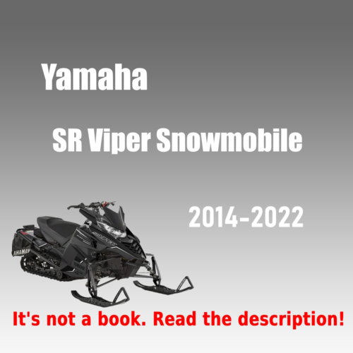 Yamaha SR Viper Repair Manual 2014-2022