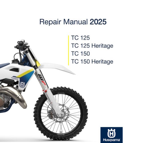 2025 Husqvarna TC 150 TC 125 Heritage Workshop Manual PDF with wiring diagrams and service information.