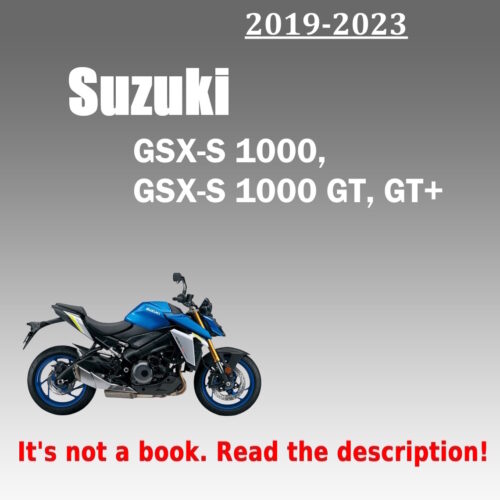 Suzuki GSX-S1000S Workshop Manual 2019-2023