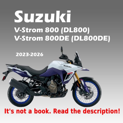 2023-2026 Suzuki V-Strom 800 DL800 800DE Repair Manual PDF with wiring diagrams