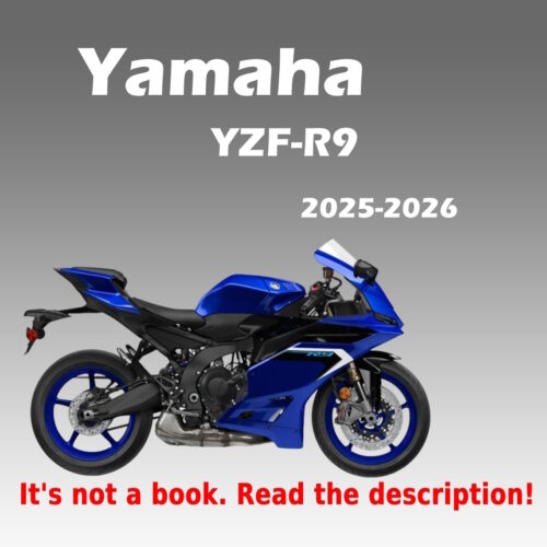 2025-2026 Yamaha YZF-R9 Service Repair Manual PDF with wiring diagrams and complete repair information.