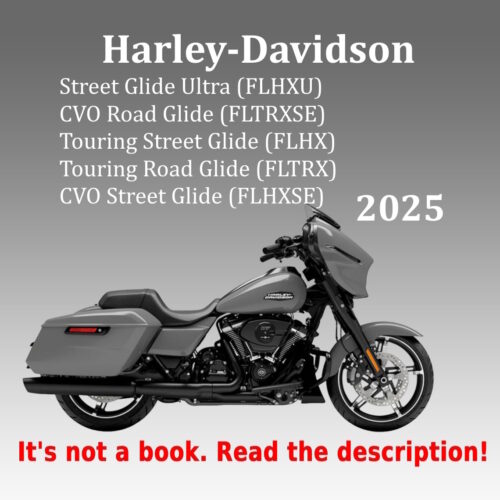2025 Harley-Davidson Street Glide FLHX workshop manual PDF with wiring diagram
