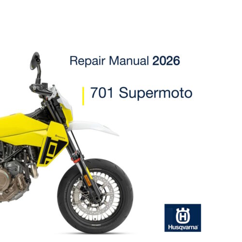 2026 Husqvarna 701 Supermoto service repair manual PDF with wiring diagram