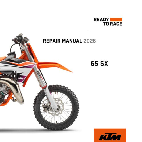 2026 KTM 65 SX Service Repair Manual PDF with factory repair and maintenance procedures
