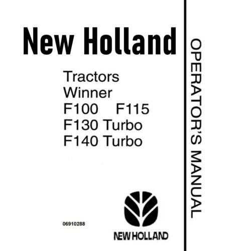 Fiatagri Winner F100 F115 F130 Turbo F140 Turbo Operation Manual PDF with wiring diagrams, operating instructions, maintenance, and specifications