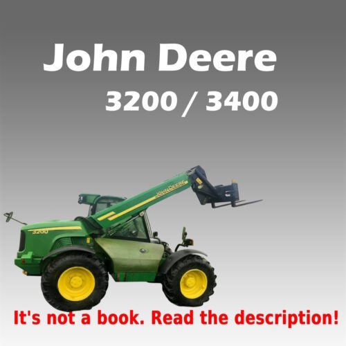 John Deere 3200 3400 technical manual PDF TM4626 download