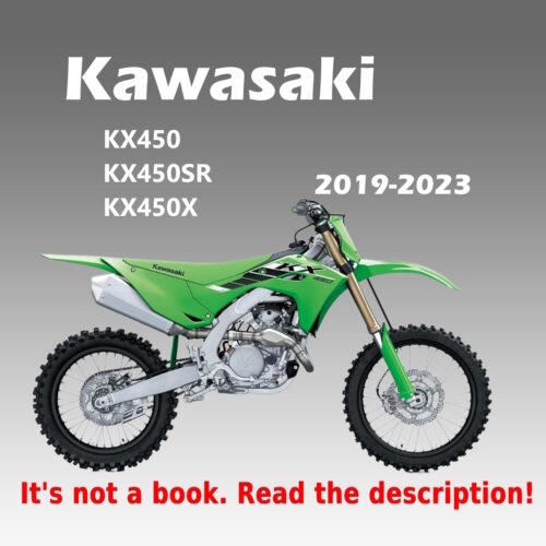 2019-2023 Kawasaki KX450F KX450 Service Manual PDF with wiring diagrams and factory repair procedures
