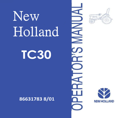 New Holland TC30 Tractor Owner's Manual PDF Download