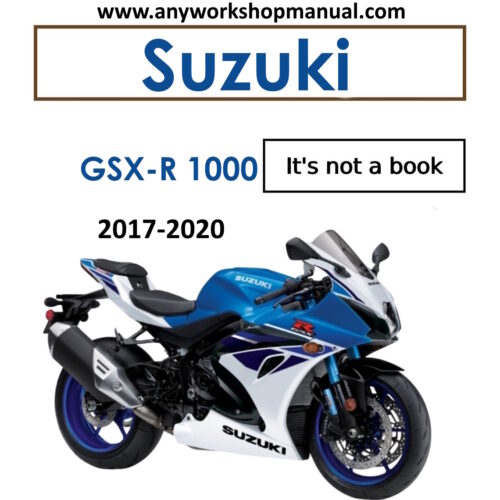 Suzuki GSX-R1000 Repair Manual PDF 2017-2020 with wiring diagrams and factory repair procedures