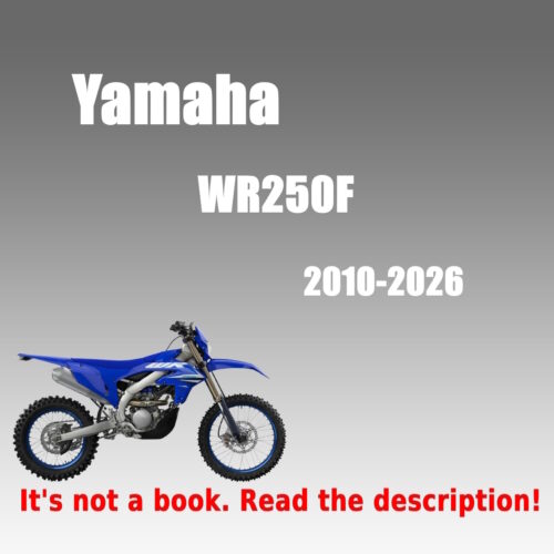 Yamaha WR250F Repair Manual 2010-2026
