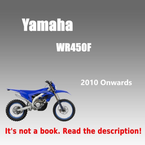 Yamaha WR450F Service Manual 2010-2026