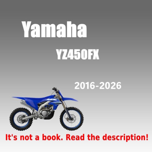 Yamaha YZ450FX Repair Manual 2016-2026