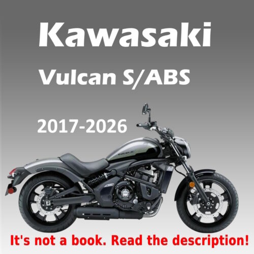 Kawasaki Vulcan S ABS Workshop Manual PDF 2017–2026 with wiring diagrams and motorcycle repair procedures