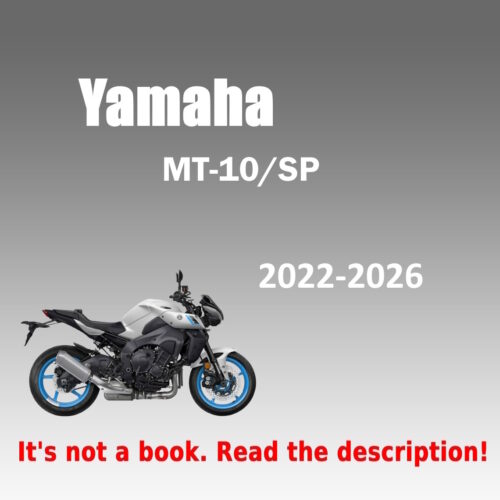 2022–2026 Yamaha MT-10 MT-10 SP Workshop Service Manual PDF