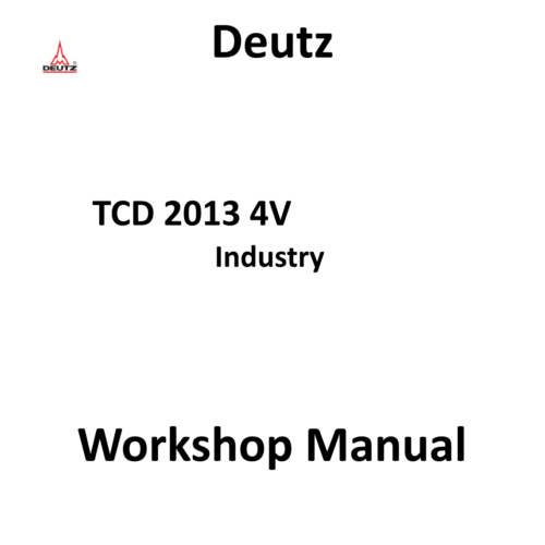 Deutz TCD 2013 4V engine service manual PDF with technical data and job cards