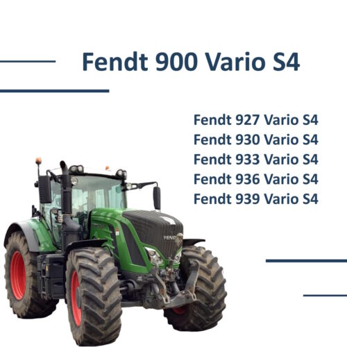 Fendt 930 Vario S4 workshop manual PDF with wiring diagrams and repair information