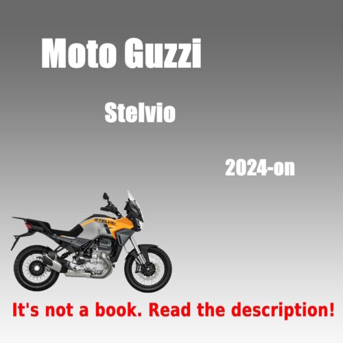 2024–2025 Moto Guzzi Stelvio Repair Manual PDF with wiring diagrams and technical specifications